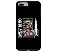 Custodia per iPhone 7 Plus/8 Plus Baby Roar Astronaut Dinosaur Dino Space Cosmic Galactic Art