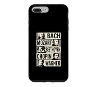 Custodia per iPhone 7 Plus/8 Plus Bach Mozart Beethoven Chopin Wagner Icone Classiche
