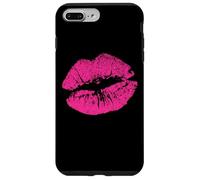 Custodia per iPhone 7 Plus/8 Plus Bacio sexy della stampa delle labbra rosa per la fidanzata delle donne seducenti