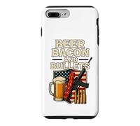 Custodia per iPhone 7 Plus/8 Plus Bacon e proiettili di birra
