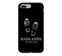 Custodia per iPhone 7 Plus/8 Plus Badlands National Park Escursionismo Scarponcino Stampa Souvenir