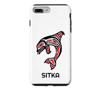 Custodia per iPhone 7 Plus/8 Plus Balena orca nativa americana dell'Alaska