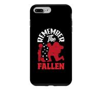 Custodia per iPhone 7 Plus/8 Plus Bandiera americana patriottica Ricorda il Memorial Day caduto