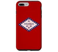 Custodia per iPhone 7 Plus/8 Plus BANDIERA ARKANSAS LO STATO NATURALE PICCOLO ROCCIA