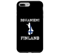 Custodia per iPhone 7 Plus/8 Plus Bandiera della Finlandia invecchiata Rovaniemi Pride
