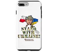 Custodia per iPhone 7 Plus/8 Plus Bandiera della Polonia Selenskyj cane Stand with Ucraina