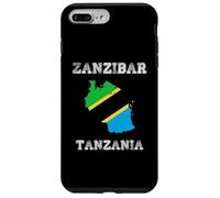 Custodia per iPhone 7 Plus/8 Plus Bandiera della Tanzania Distressed Zanzibar Pride