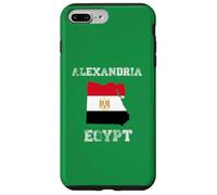 Custodia per iPhone 7 Plus/8 Plus Bandiera dell'Egitto Distressed Alessandria Pride