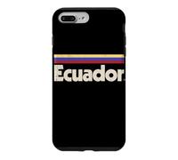 Custodia per iPhone 7 Plus/8 Plus Bandiera Ecuador retrò rosso