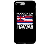 Custodia per iPhone 7 Plus/8 Plus Bandiera Hanauma Bay Hawaii Design Hanauma Bay Oahu HI Flag