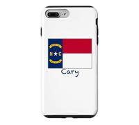 Custodia per iPhone 7 Plus/8 Plus Bandiera souvenir Cary North Carolina USA