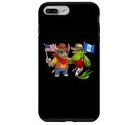 Custodia per iPhone 7 Plus/8 Plus Bandiera USA Guatemala Orgogliose guatemalteco-americane
