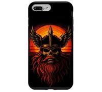 Custodia per iPhone 7 Plus/8 Plus Barba da guerriero vichingo Dark Skull