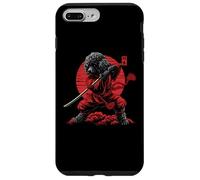 Custodia per iPhone 7 Plus/8 Plus Barboncino Papà Carino Anime Giapponese Roba Samurai Cane Ninja