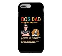 Custodia per iPhone 7 Plus/8 Plus Basset Hound Dog Dad Definition Funny Fathers Day