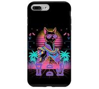 Custodia per iPhone 7 Plus/8 Plus Bastet Egiziano Kemet Stile Degli Anni '80