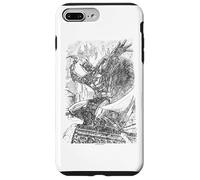 Custodia per iPhone 7 Plus/8 Plus Batman Pencil Batarang Throw Illustration
