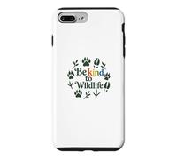 Custodia per iPhone 7 Plus/8 Plus Be Kind To Wildlife Nature Animal Lover