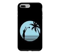Custodia per iPhone 7 Plus/8 Plus Beachvolley sulla sabbia sotto le palme