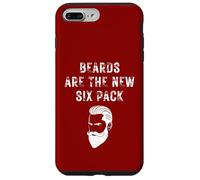 Custodia per iPhone 7 Plus/8 Plus Beards Are The New Six Pack - Divertente allenamento in palestra per amanti della barba