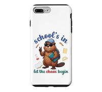 Custodia per iPhone 7 Plus/8 Plus Beaver Back To School Vibes Scuole In Let The Chaos Begin