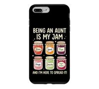 Custodia per iPhone 7 Plus/8 Plus Being An Aunt Is My Jam And Im Here To Spread It