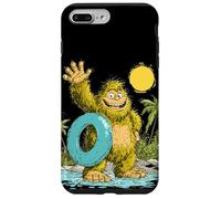 Custodia per iPhone 7 Plus/8 Plus Bel Bigfoot sotto le palme con Pool Ring Costume