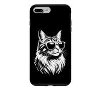 Custodia per iPhone 7 Plus/8 Plus Bel gatto con occhiali da sole