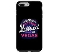 Custodia per iPhone 7 Plus/8 Plus Bella sposarsi a Vegas Casino Jewel Crown