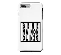 Custodia per iPhone 7 Plus/8 Plus Bene ma non... Antifascista, Bella ciao, resistenza, Italia