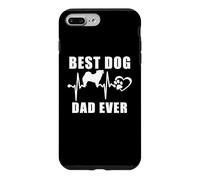 Custodia per iPhone 7 Plus/8 Plus Best Dog Dad Ever Chow Chow Dog Heartbeat Paw Puppy Lover