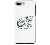 Custodia per iPhone 7 Plus/8 Plus Best Uncle by Par - Divertente gioco di parole da golf, design umoristico