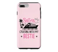 Custodia per iPhone 7 Plus/8 Plus Besties Sister Cruise Trip Sisters Cruising with My Bestie