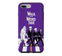 Custodia per iPhone 7 Plus/8 Plus Bigfoot - Scheletro alieno che attraversa la strada Strano Halloween