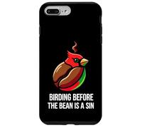Custodia per iPhone 7 Plus/8 Plus Bird Watching Humor Birding Before The Bean Is A Sin