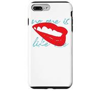 Custodia per iPhone 7 Plus/8 Plus Birds of Prey No One Is Like Me Lips