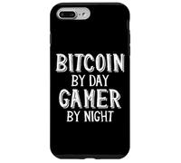 Custodia per iPhone 7 Plus/8 Plus Bitcoin Trader By Day Gamer By Night Blockchain Crypto BTC