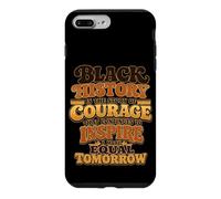 Custodia per iPhone 7 Plus/8 Plus Black History è la storia del coraggio Melanin Pride