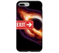 Custodia per iPhone 7 Plus/8 Plus Black Holes Exit - Maglietta con scritta "Fun Space Physics Science"