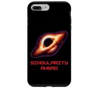 Custodia per iPhone 7 Plus/8 Plus Black Holes Gravity Warning Maglietta Fun Space Physics