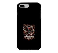 Custodia per iPhone 7 Plus/8 Plus Black Wings Rise Raven And Dark Fantasy Symbols
