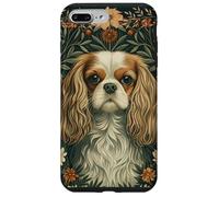 Custodia per iPhone 7 Plus/8 Plus Blenheim Cavalier King Charles Spaniel Giardino vittoriano