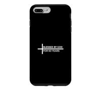 Custodia per iPhone 7 Plus/8 Plus Blessed By God For 60 Years