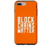 Custodia per iPhone 7 Plus/8 Plus Block Chains Matter Decentralizzazione BTC Crypto Blockchain