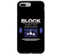 Custodia per iPhone 7 Plus/8 Plus Block Life - Abbigliamento di strada Y2K