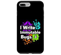 Custodia per iPhone 7 Plus/8 Plus Blockchain Developer Funny I Write Immutable Bugs