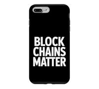 Custodia per iPhone 7 Plus/8 Plus Blockchain divertente che dice che le catene di blocchi contano