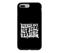 Custodia per iPhone 7 Plus/8 Plus Bookish Burned Out But Still Reading Retro Book Club