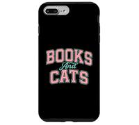 Custodia per iPhone 7 Plus/8 Plus Books And Cat Design Cozy Reading Aesthetic Book Lover Cat