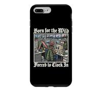 Custodia per iPhone 7 Plus/8 Plus Born for the Wild Forced to Clock In - Workaholic Camper